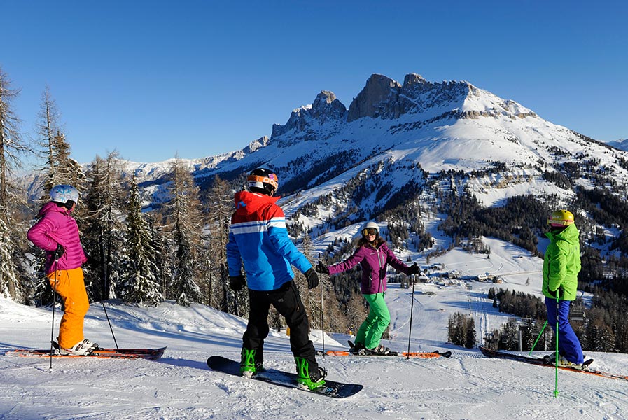 Skiare - Hotel Stefaner