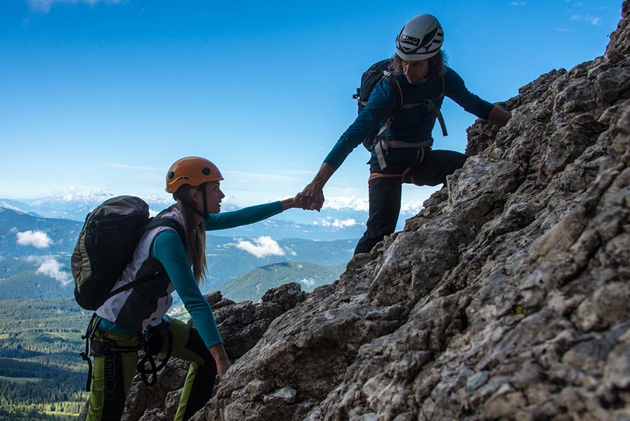 Rosengarten - Klettersteige